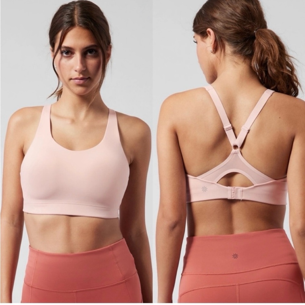 Women's Pink Sports Bra- Athleta Advanced